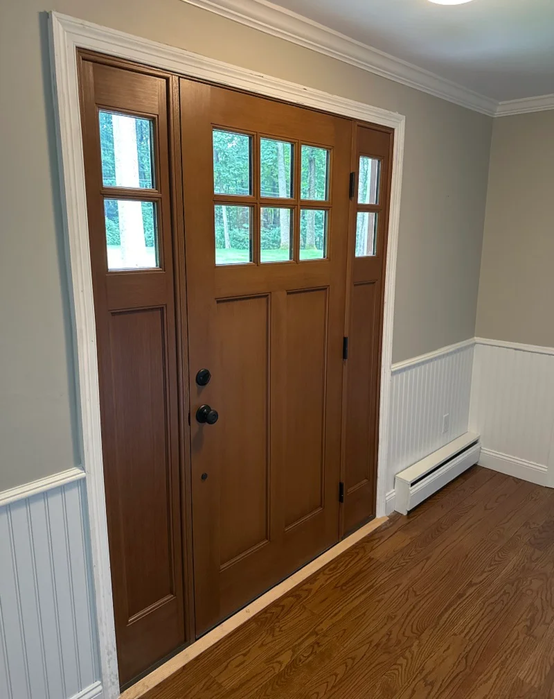 Therma Tru door installation in Wilton, CT